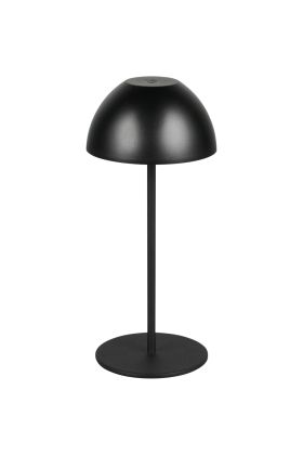 Reality Ortiz R55601132 zwart oplaadbaar tafellampje van kunststof voor buiten
