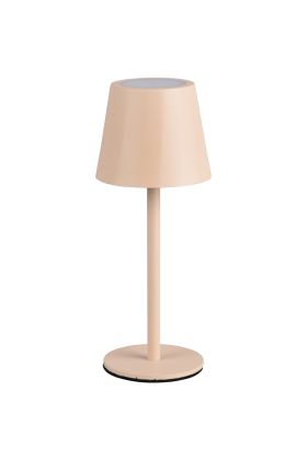 Reality Diaz R55961166 zand kleurige oplaadbare tafellamp voor buiten met licht venster naar boven en beneden