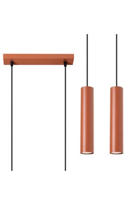 Sollux Lagos SL.1490 oker rode dubbele hanglamp