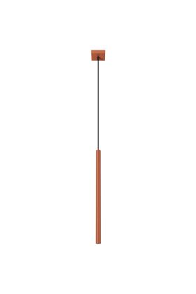 Sollux Pastelo SL.1524 oker rode buisvormige hanglamp